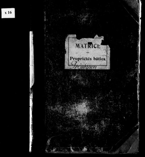 Matrice des propriétés bâties.
