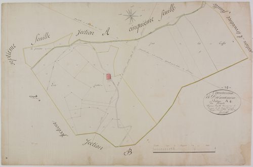 Prémanon, section A, les Arcets, feuille 6.