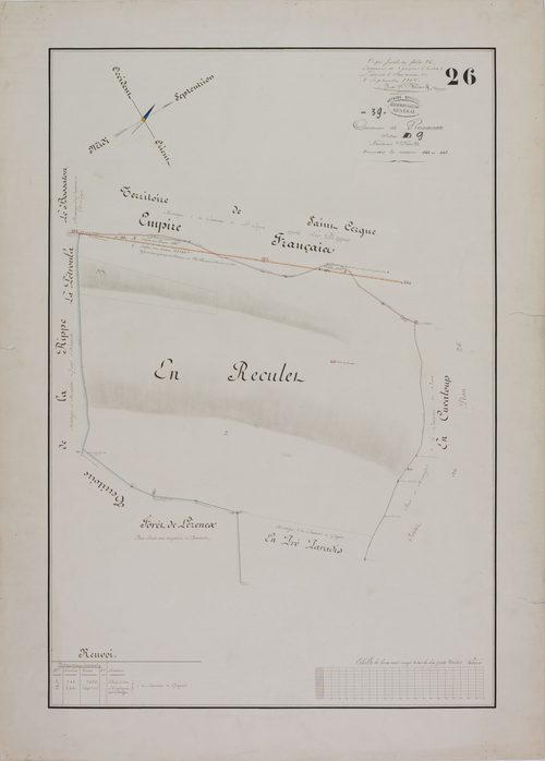 Prémanon, section D, feuille 9.