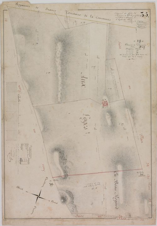Prémanon, section D, feuille 17.