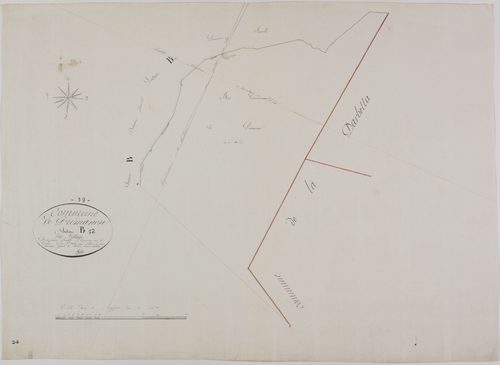 Prémanon, section B, le Village, feuille 12.
