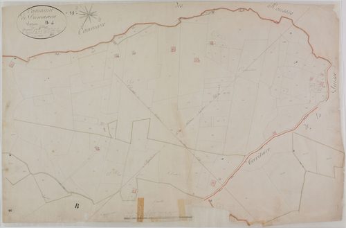 Prémanon, section B, le Village, feuille 4.