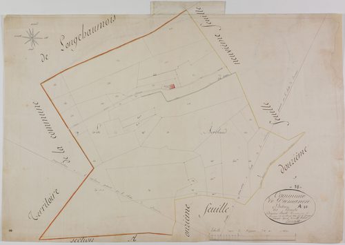 Prémanon, section A, les Arcets, feuille 10.