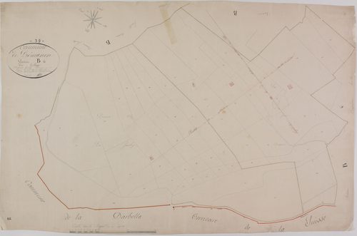 Prémanon, section B, le Village, feuille 6.