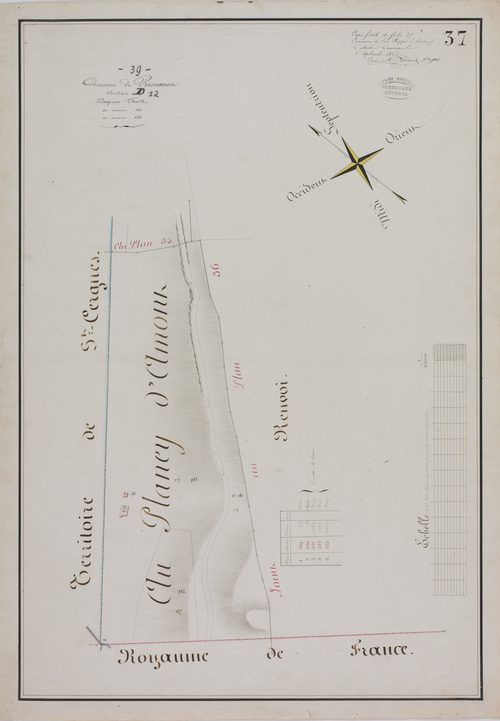 Prémanon, section D, feuille 12.