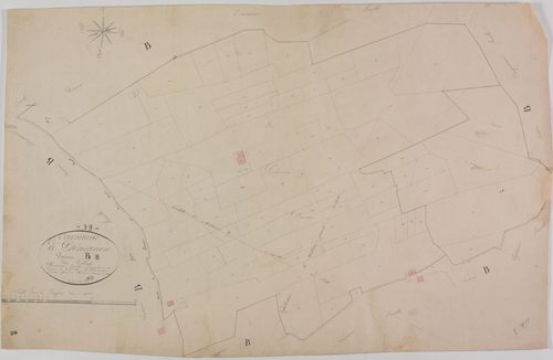 Prémanon, section B, le Village, feuille 8.