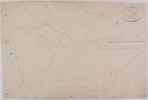 Prémanon, section B, le Village, feuille 20.