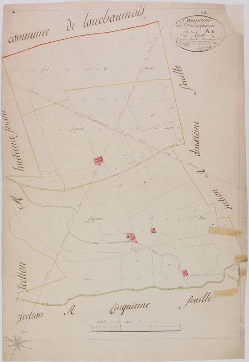 Prémanon, section A, les Arcets, feuille 4.