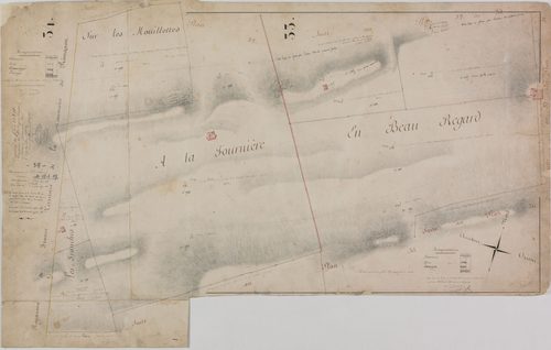 Prémanon, sections D, feuilles 18 et 19.
