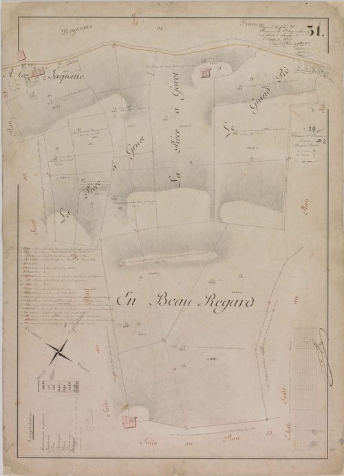 Prémanon, section D, feuille 2.