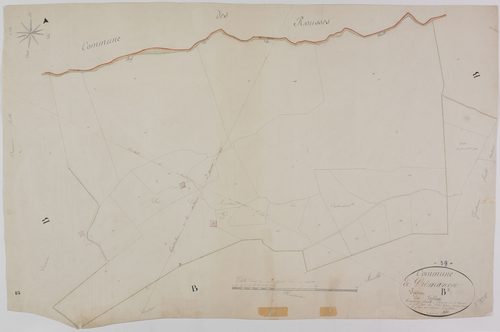Prémanon, section B, le Village, feuille 3.