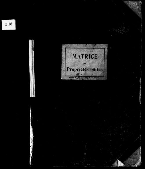 Matrice des propriétés bâties.