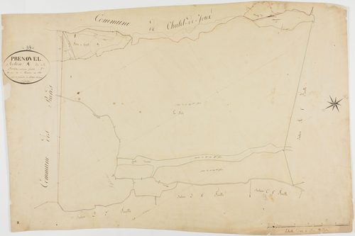 Prénovel, section A, la Forêt, feuille 2.géomètre : Rosset aîné