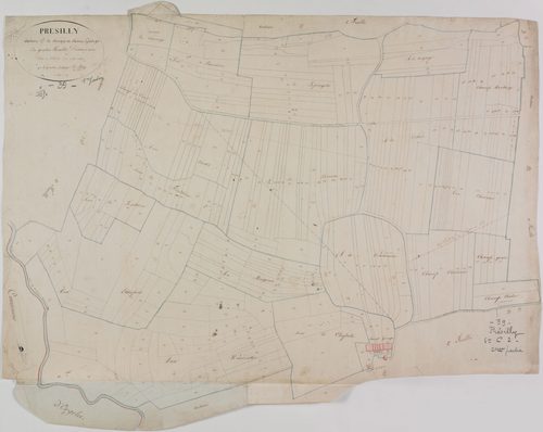 Présilly, section C, Senay et Saint-Georges, feuille 2. [début XIXe]
