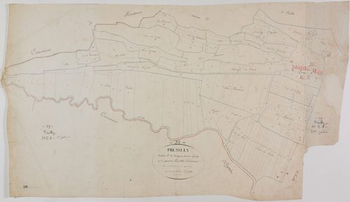 Présilly, section C, Senay et Saint-Georges, feuille 3. [début XIXe]