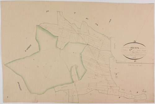 Pretin, section C, Chamois d'Aval, feuille 2.