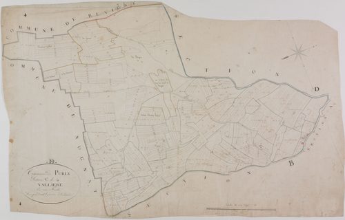 Publy, section C, la Vallière, feuille 1.