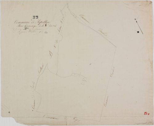 Pupillin, section B, le Chaumois, feuille 4.