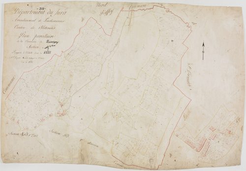 Quintigny, section A, feuille unique.géomètre : s.n. [Rosset]