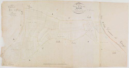 Rahon, section A, la Manche, feuille 3.géomètre : Duchesne Henry