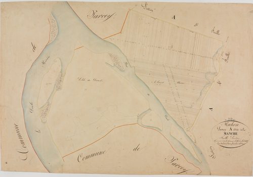 Rahon, section A, la Manche, feuille 6.géomètre : Duchesne Henry