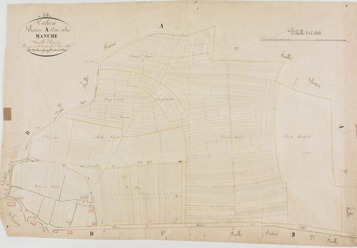 Rahon, section A, la Manche, feuille 1.géomètre : Duchesne Henry