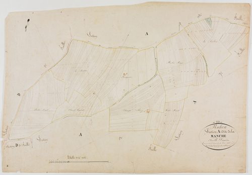 Rahon, section A, la Manche, feuille 2.géomètre : Duchesne Henry