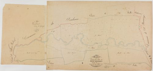 Rahon, section C, Petit Deschaux, feuille 1.géomètre : Duchesne Henry