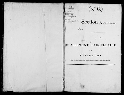 Etat de sections.