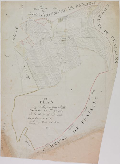 Rans, sections D, feuilles 1 et 2.