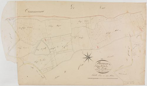 Récanoz, section B, Cas Rouge, feuille 1.géomètre : Guyard