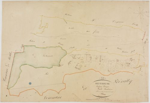Reithouse, section unique, feuille 4.géomètre : Trésy