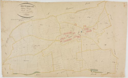 Reithouse, section unique, feuille 3.géomètre : Trésy