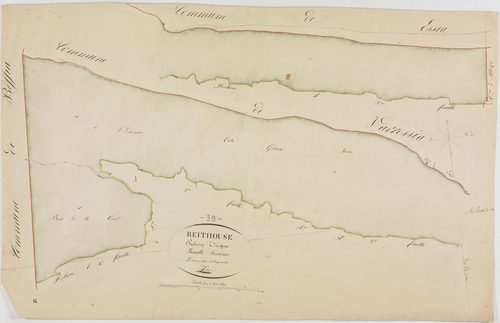 Reithouse, section unique, feuille 6.géomètre : Trésy