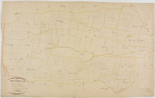 Reithouse, section unique, feuille 1.géomètre : Trésy