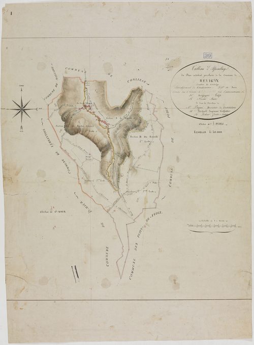 Revigny, tableau d'assemblage.géomètre : Rebour