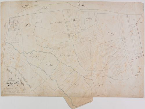 Rochefort, section A, le Nord, feuille 2.