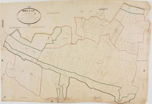 Rogna, section D, la Prairie, feuille 2.géomètre : Bouvard