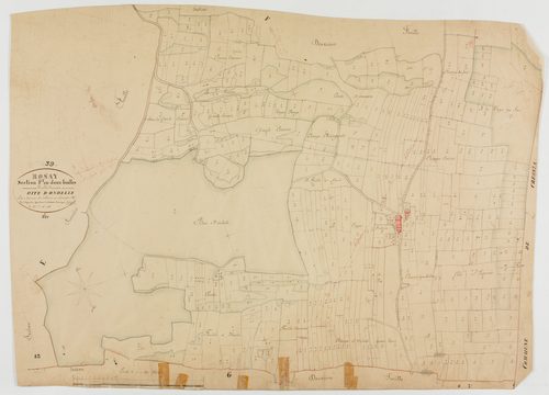 Rosay, section F, Ondelle, feuille 1.géomètre : Dussauget