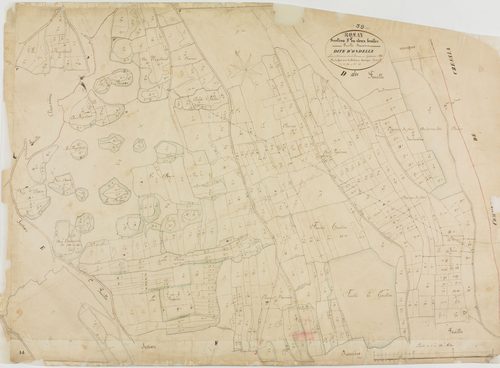 Rosay, section F, Ondelle, feuille 2.géomètre : Dussauget