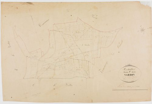 Rotalier, section C, Varron, feuille 2.géomètre : Berthet