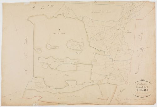 Rotalier, section A, le Village, feuille 2.géomètre : Berthet