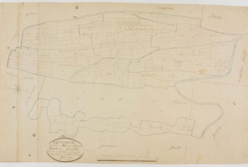 Rothonay, section B, le Marais, feuille 6.géomètre : Jannin