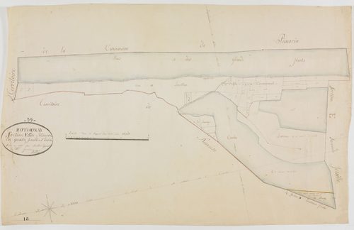 Rothonay, section E, Monsériat, feuille 1.géomètre : Berthet