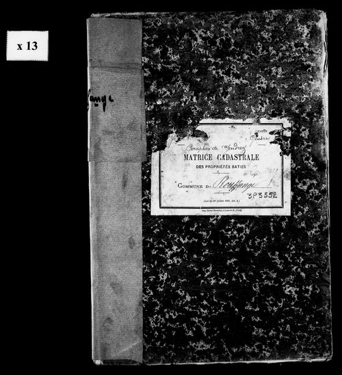 Matrice des propriétés bâties.