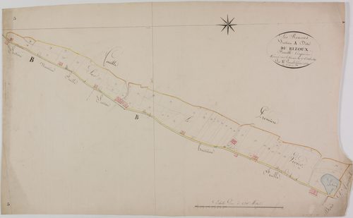Rousses (les), section A, le Rizoux et le Vivier, feuille 5.