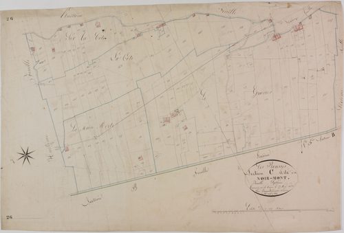 Rousses (les), section C, le Noir-Mont, feuille 7.