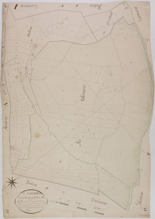 Rousses (les), section F, Gouland et Trélarce, feuille 4.