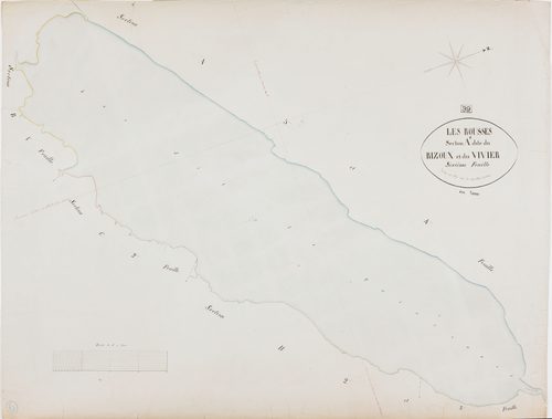 Rousses (Les), section A, Rizoux et Vivier, feuille 6.géomètre : Grenier