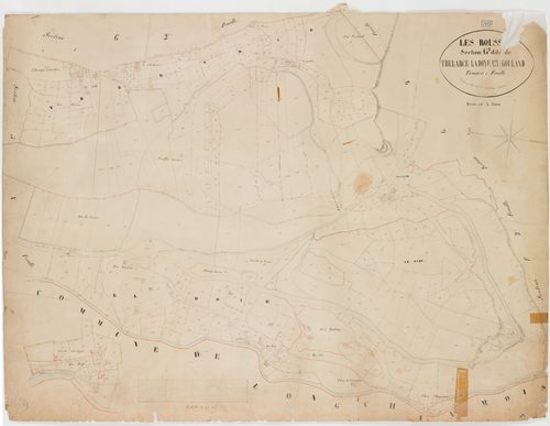 Rousses (Les), section G, Trélarce, la Doye et Gouland, feuille 3.géomètre : Grenier